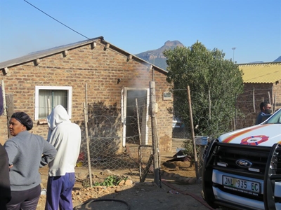 House saved from total destruction