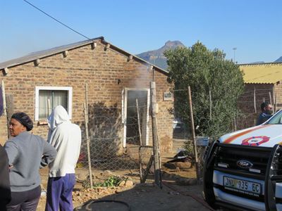 House saved from total destruction