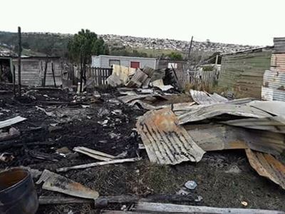Shacks burnt in Thembalethu