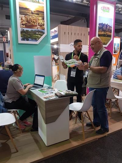 Regional tourism staff at Travel Indaba