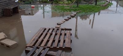 Heavy rainfall brings joy and stress