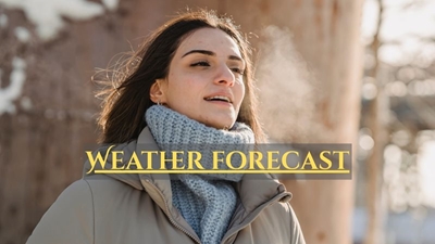 Weather: Partly cloudy and cool to warm
