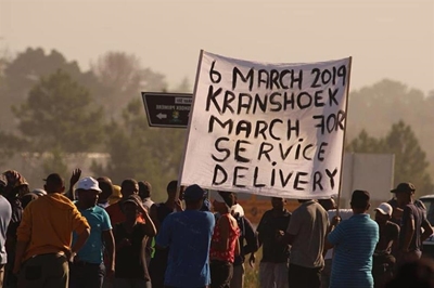 Kranshoek joins the protest fray