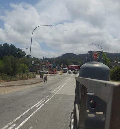 Accident causing delays in Knysna