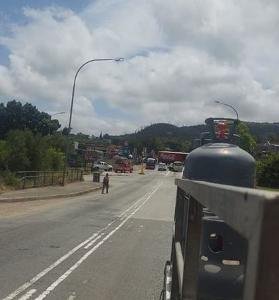 Accident causing delays in Knysna