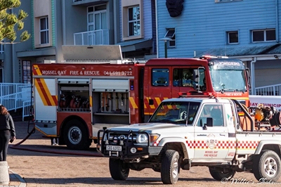 Extractor fan in Mossel Bay restaurant catches fire