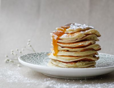 Savoury dinner pancakes