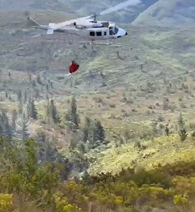 Wildfire near Heidelberg contained - crews remain on high alert