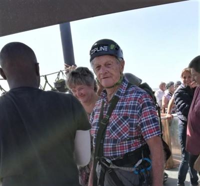 Oupa Chris Pretorius vier 80 jaar so gly-gly