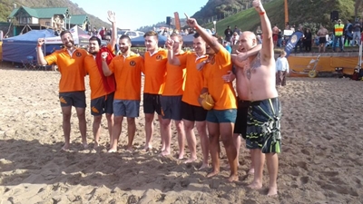 Annual Polar Bear Plunge at Vic Bay