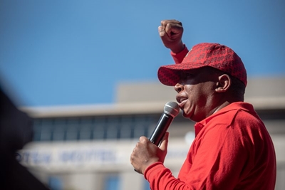 ‘We don’t owe our allegiance to anyone,’ says Malema on EFF-ANC ‘coalition’