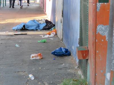 Straatslapers nagmerrie vir inwoners