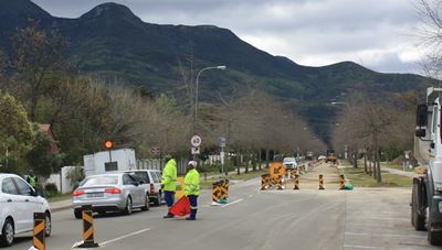 Roadworks on Caledon to end in November