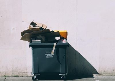 "No refuse removal due to challenges"