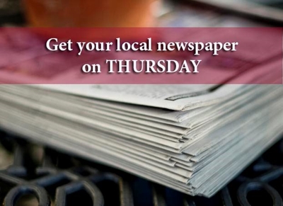 Get your local newspaper this Thursday