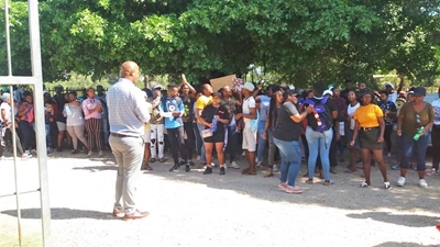 Bitou student arrested during NSFAS protest