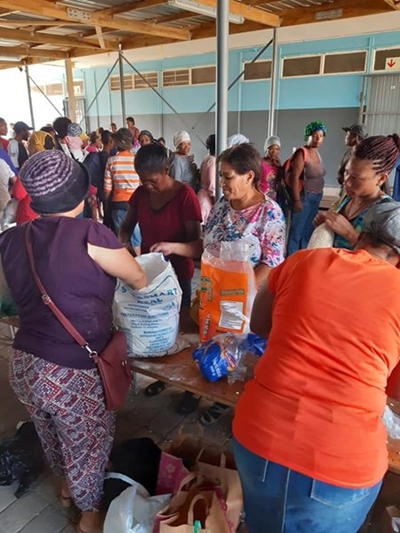 School helps learners’ families with food parcels