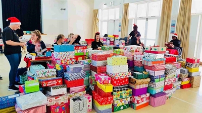 Santa already keeping busy in Plett
