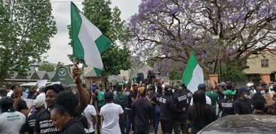 EFF call on SA govt, AU to address violence in #EndSARS protests