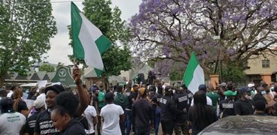 EFF call on SA govt, AU to address violence in #EndSARS protests
