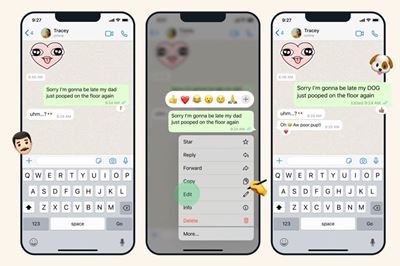 Typo? Don’t stress – You can now edit sent WhatsApp messages
