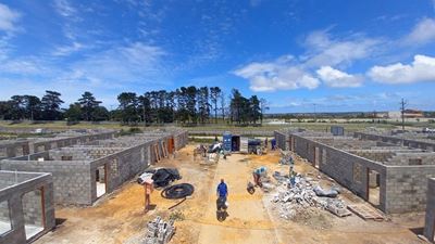 Qolweni housing on track for completion