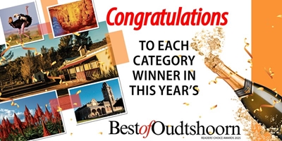 Your votes, their victory: 2025 Best of Oudtshoorn winners announced