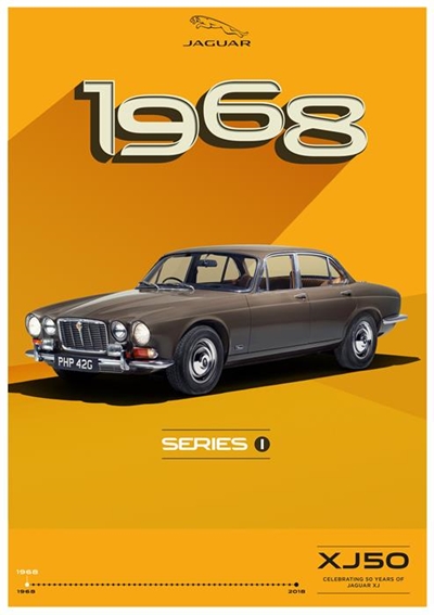 Jaguar XJ celebrates half century in supreme style