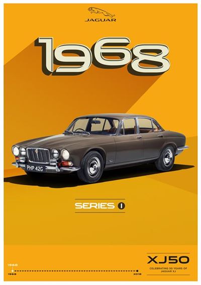 Jaguar XJ celebrates half century in supreme style