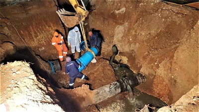 Sewerage work done successfully