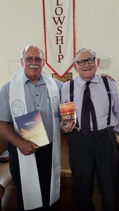 Bible Society visits town