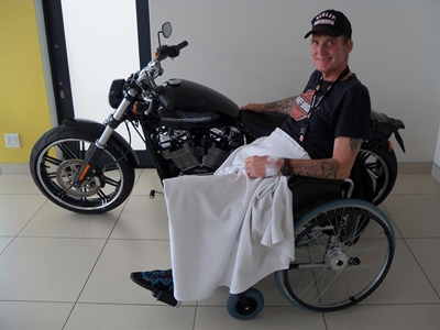 Brave Jacques gets new bike