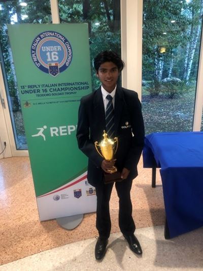 Bhana seals graduation with Italian triumph
