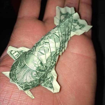 A 'Japanese tip': The origami art left by diners