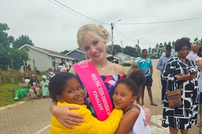 Beauty pageant finalist visits Friemersheim