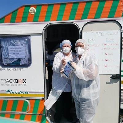 Covid caravan pops up again