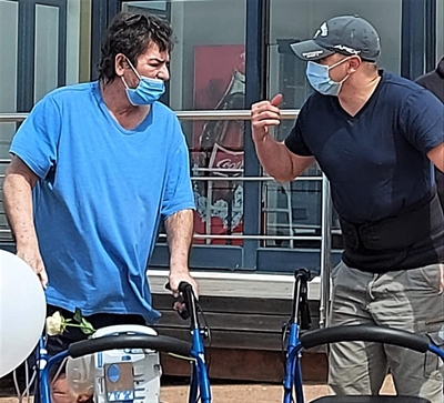 Local man's 85 days in hospital with Covid-19