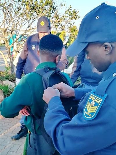 Police clampdown after stabbings at school