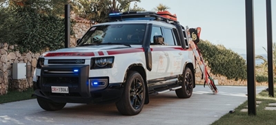 Defender marks 70 years of its landmark humanitarian charity partnership with British Red Cross