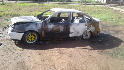 Inwoners verlig toe motor brand