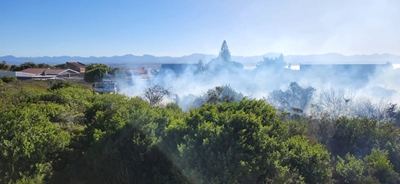 Vegetation fire in Heiderand