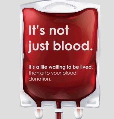 Donate blood and save a life today