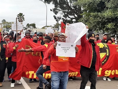 Samwu strike to start in George next week  