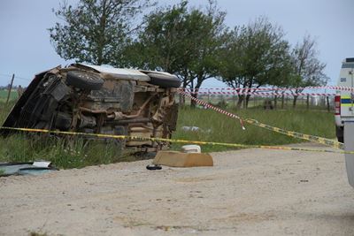 Seun sterf in motorongeluk met 'spook bestuurder'