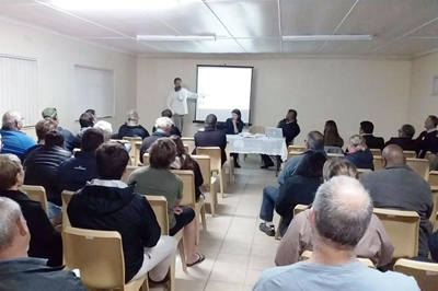 Ontsoutingsaanleg: Inwoners se vrese word aangespreek