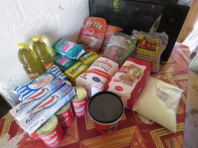 SASSA food parcels handed out in wards
