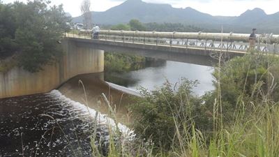 Garden Route Dam overflows