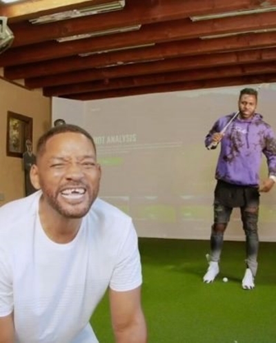 Will Smith’s front teeth knocked out while playing golf