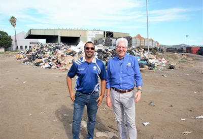 Winde visits Knysna Waste Transfer Station
