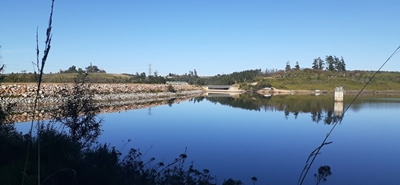 Garden Route Dam pumpstations suction pipe construction work 